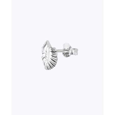 BITKI Earring | Monstera plant in silver - moon