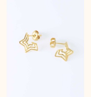 Hoku Mini Gold Earrings