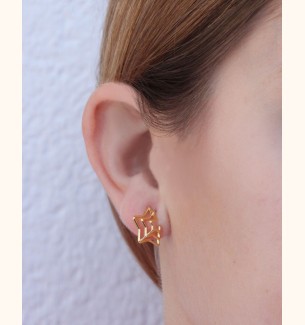 Hoku Mini Gold Earrings
