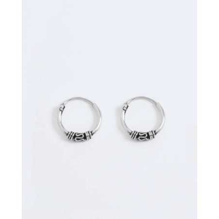 LUNE Hoops (12mm) | Bali earrings for lobe and helix - moon