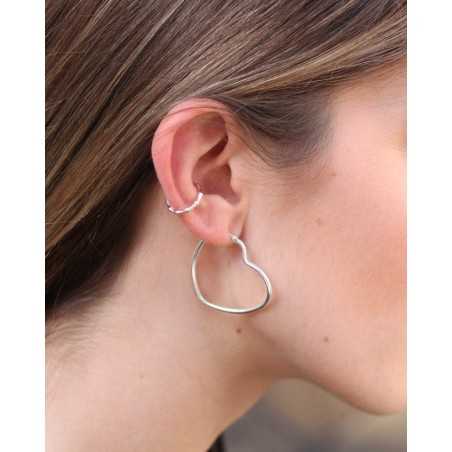 Aros HEART Midi | Heart shaped jewelry - moon