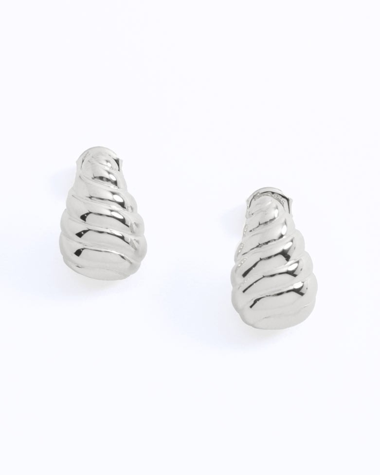 Pendientes DALAI | Plata de Ley 925 Joyería Retro con volumen - moon