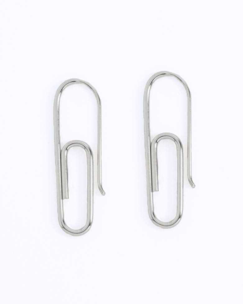 HOPU Earrings | Sterling Silver Clip-On Earrings - moon