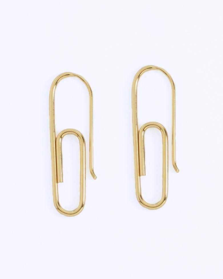 HOPU gold earrings | Original gold earrings for women - moon