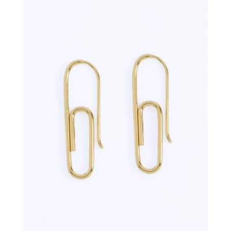 HOPU gold earrings | Original gold earrings for women - moon