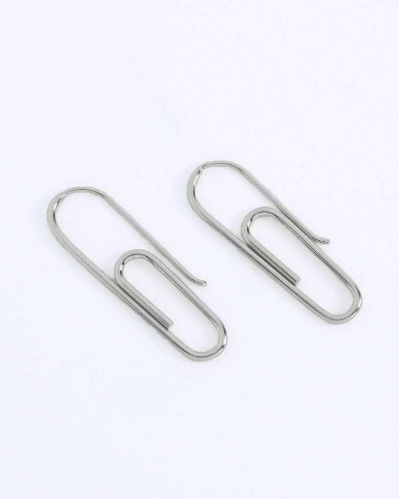 HOPU Earrings | Sterling Silver Clip-On Earrings - moon