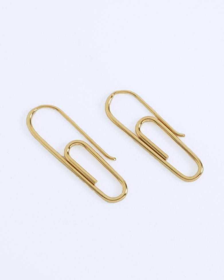 HOPU gold earrings | Original gold earrings for women - moon