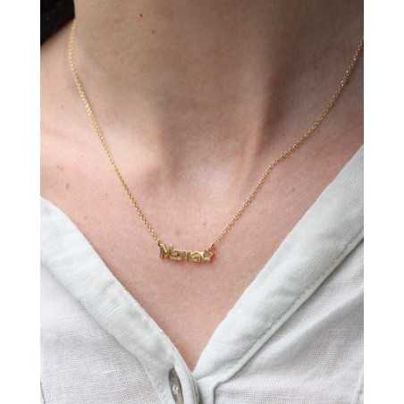 Collar Koudia Oro | Collar en plata nombre mamá estrella - moon