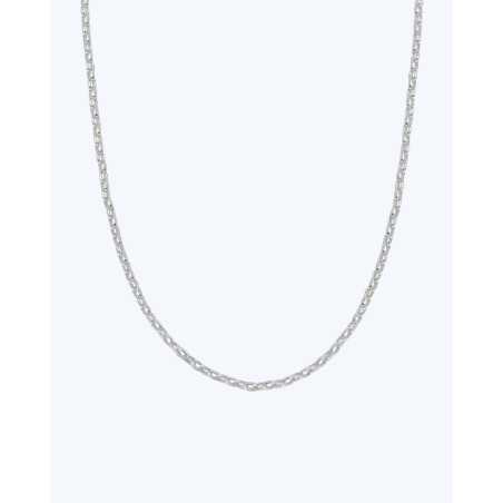 Zawadi Necklace | Basic Fine Silver Chain for Women - moon