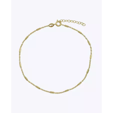DUNO Anklet | Simple and Elegant 925 Silver and Gold-Plated Anklet - moonb