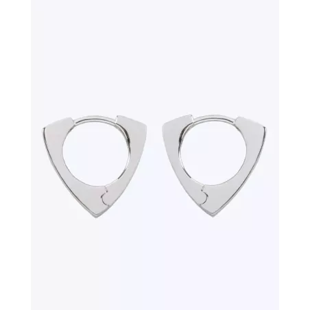 TALA Earrings | Geometric Sterling Silver Moon Earrings - moon