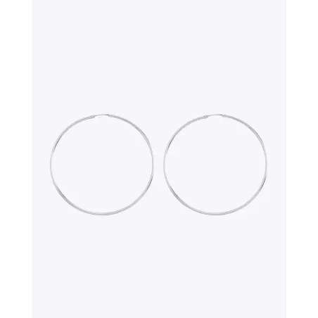 Aros FAIDA Maxi| Pendientes de aro plata 925 mujer maxi - moon