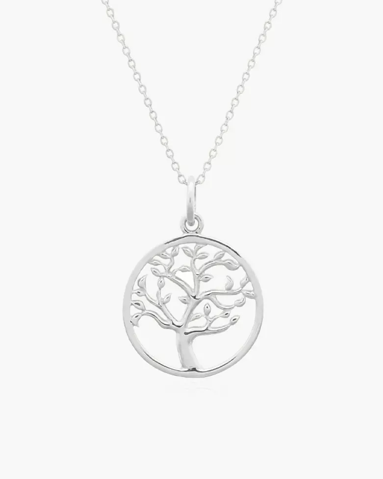 Collar KATRIN plata | Collar Árbol de la Vida en Plata de Ley - moon