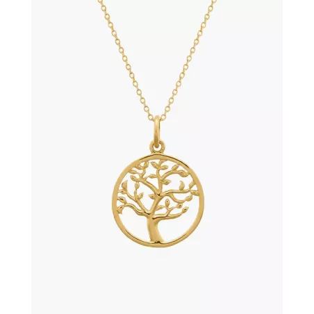 KATRINA Gold Necklace | Sterling Silver Tree of Life Necklace - moon