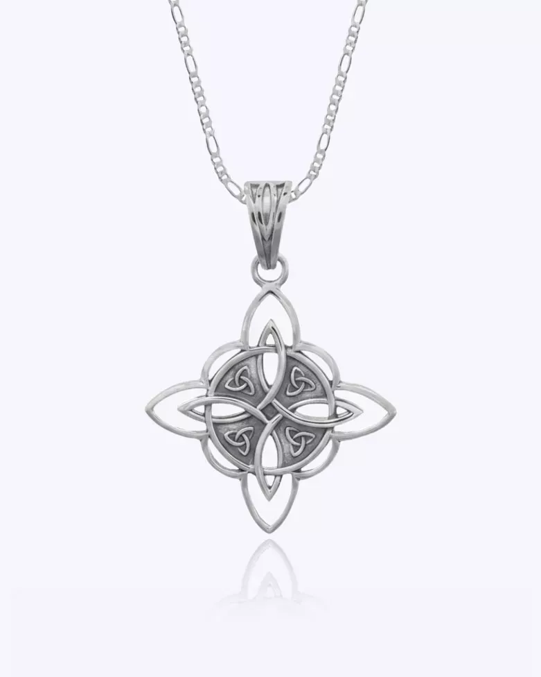 Collar NODUS | Nudo de Bruja en Plata Amuleto de Protección - moon