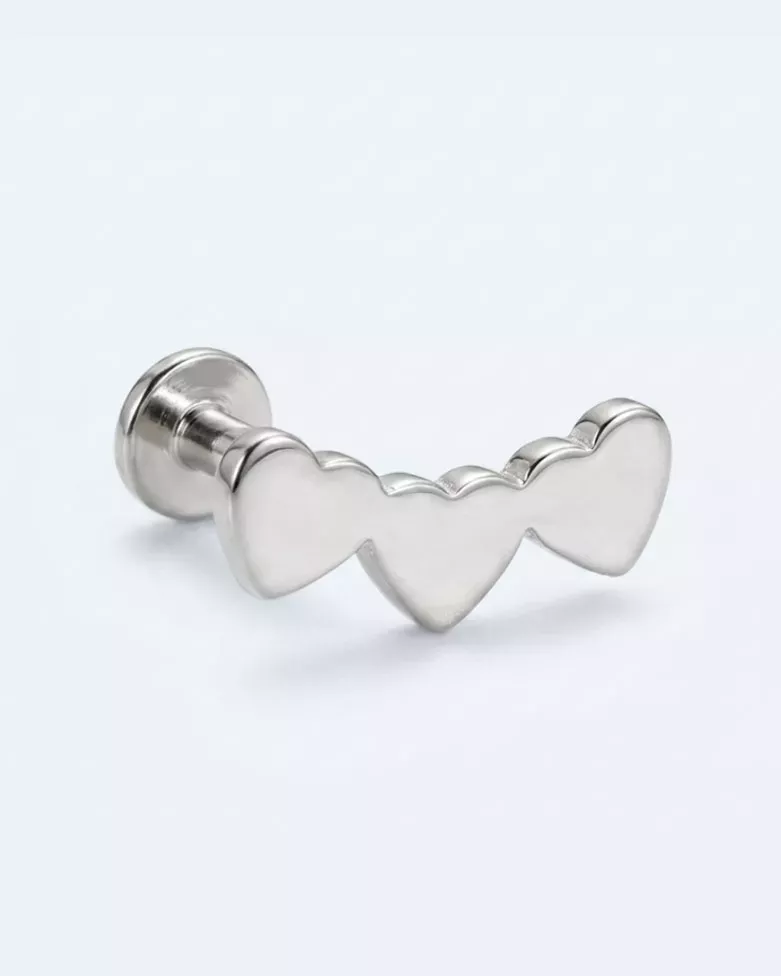 XIREL Silver Piercing | Jewelry for Helix, Conch, and Flat Ears - Moon