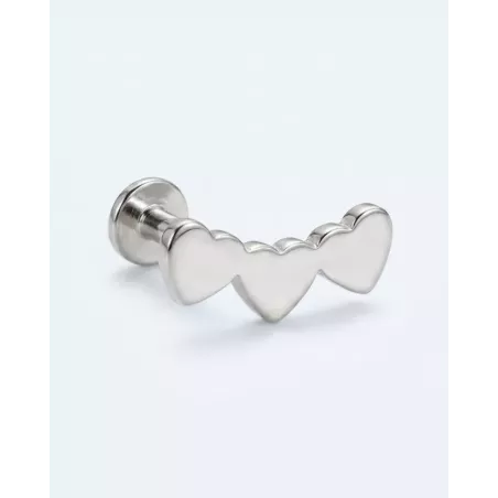 XIREL Silver Piercing | Jewelry for Helix, Conch, and Flat Ears - Moon