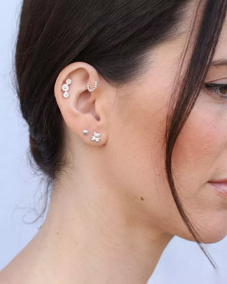 Piercing KRYLA plata | Osito en Plata de Ley 925 - moon