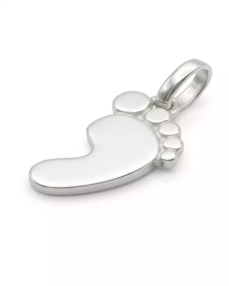 Colgante Huella Personalizable en Plata de Ley | Grabado - moon