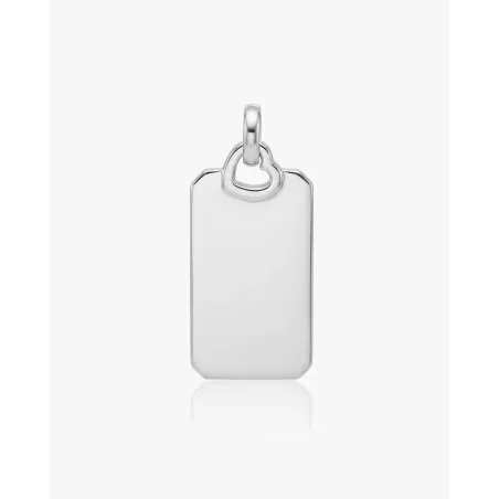 Colgante Rectangular Grabable | Chapa grabable: dibujo, palabra - moon