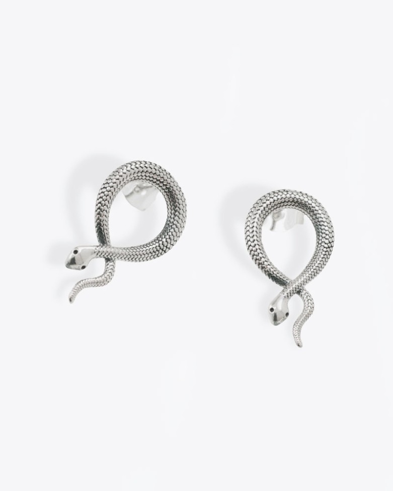 Pendientes HIDRA | Pendientes en plata con forma serpiente - moon