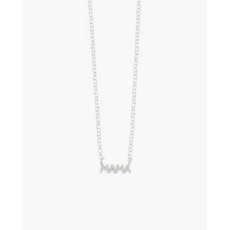 MOR Necklace | Mom necklace in silver - moon