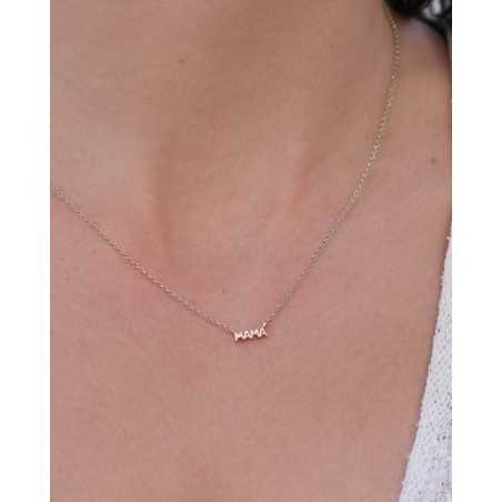 MOR Necklace | Mom necklace in silver - moon