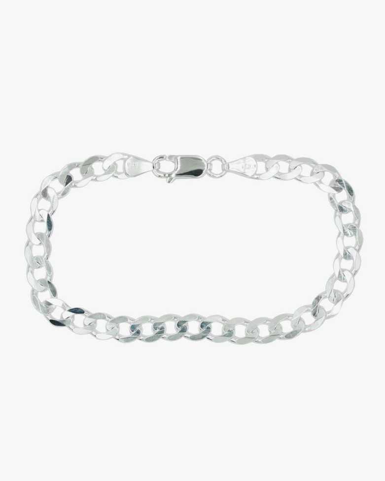 BLAS Small Bracelet | Sterling silver for boy with links - moon