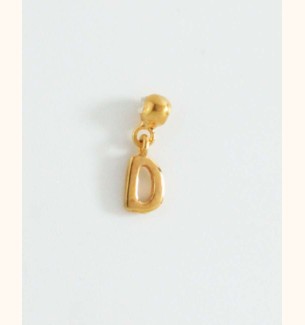 Charms Letter Gold