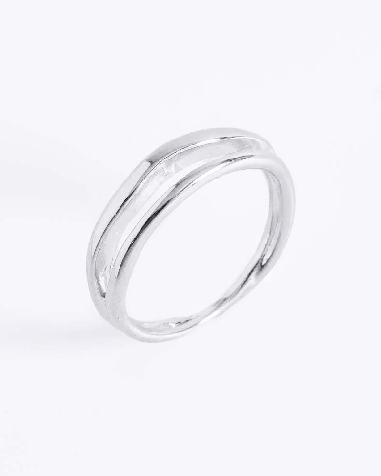 MUTLU Ring | In sterling silver double style - moon