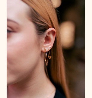 Gold Rockola Earrings