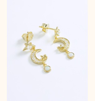 Evren Gold Earrings