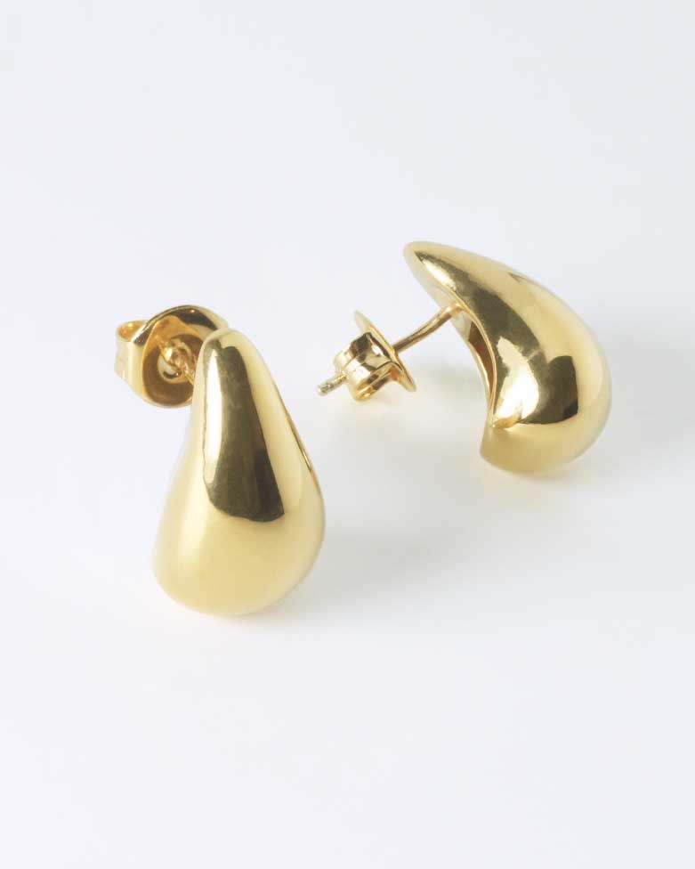 Greta Maxi Gold Earrings